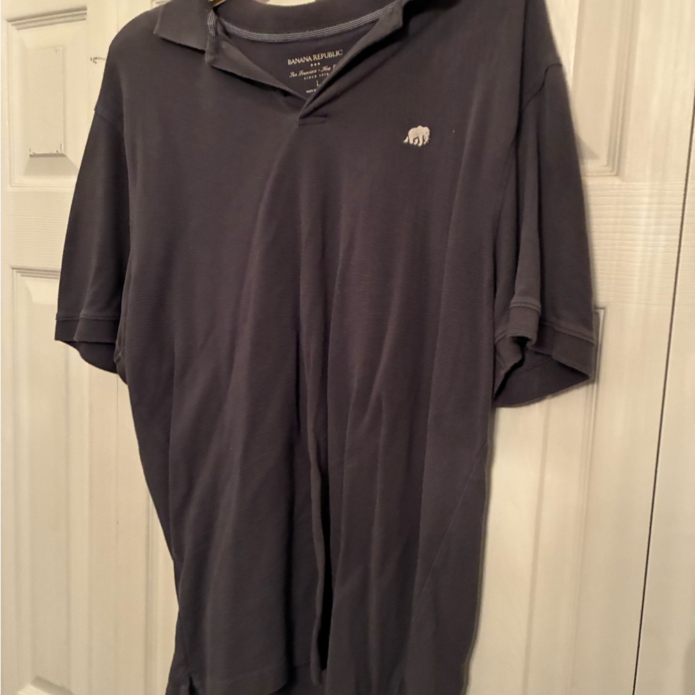 Banana Republic Dark Blue Polo Shirt